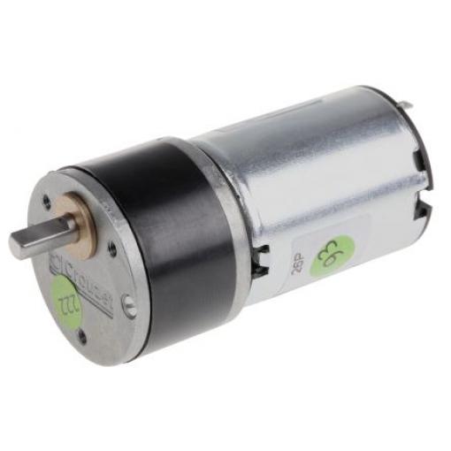Crouzet Stejnosměrný převodový motor, řada: RPT5 24V dc Komutátorový s převodem 440rpm 50 Ncm 3 W 5 mm