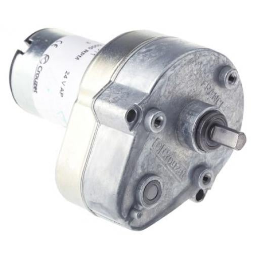 Crouzet Stejnosměrný převodový motor, řada: 82 869 24V dc Komutátorový s převodem 108rpm 2 Nm 3 W 6 mm