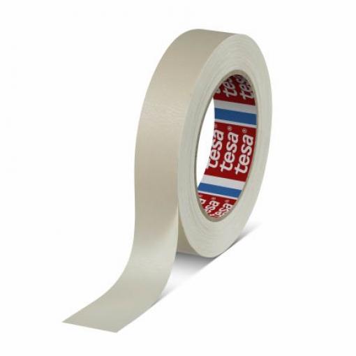 Maskovací páska, Béžová 04316-00009-03 Tesa 4316 materiál nosiče Papír Přírodní pryž 4316 25 mm Tesa, délka: 50 m