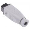 Hirschmann Průmyslový napájecí konektor, řada: ST, IP54, Kabel barva Šedá, 16 A 2P+PE, 250 V