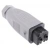 Hirschmann Průmyslový napájecí konektor, řada: ST, IP54, Kabel barva Šedá, 16 A 2P+PE, 250 V