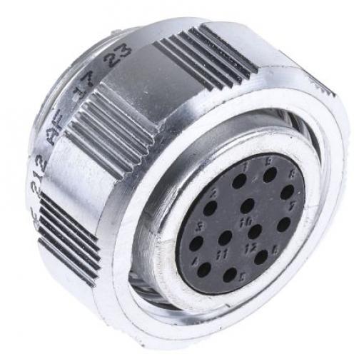 Kulatý konektor, počet kontaktů: 12, Kabel, velikost: Standard Amphenol Socapex, pohlaví kontaktu: Vnitřní, orientace