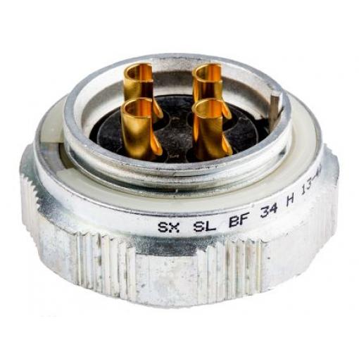 Kulatý konektor, počet kontaktů: 4, Kabel, velikost: Standard Amphenol Socapex, pohlaví kontaktu: Vnitřní, orientace