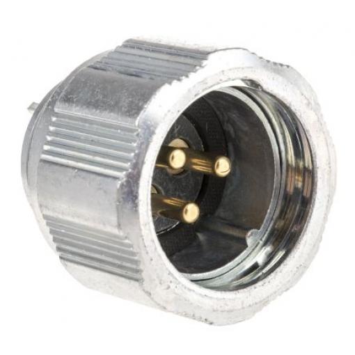 Kulatý konektor, počet kontaktů: 3, Kabel, velikost: Standard Amphenol Socapex, pohlaví kontaktu: Vnější, orientace