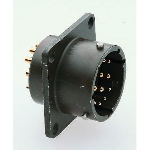 Amphenol Socapex Kulatý konektor, specifikace Mil, řada: 451, materiál kontaktu: Slitina niklu, orientace těla: Rovný,