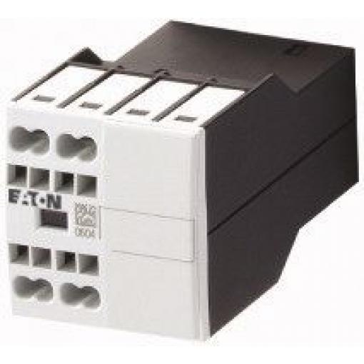 EatonPomocný kontakt 1NC + 1NO2 Přední montáž s Pružinová svorka 10 A DC, 4 A AC 220 V DC, 500 V AC