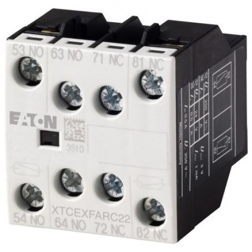 Eaton Pomocný kontakt 2 NC/2 NO 4 Přední upevnění, rozsah: DILA s Šroub 16 A 500V ac