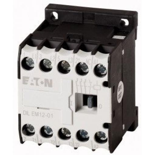 Eaton 1 NC Stykač napětí ve vinutí 230V ac 3pólový 12 A 400V ac 5.5 kW s 1 NC kontakty 230V ac Řízení motoru, Rezistivní