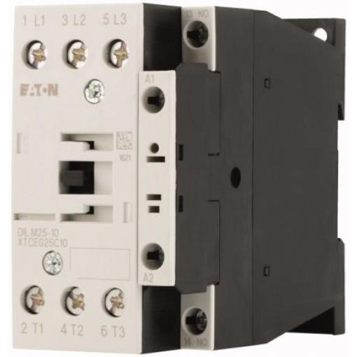 Eaton 1 NO Stykač napětí ve vinutí 230V ac 3pólový 25 A 400V ac 11 kW s 3 NO kontakty 230V ac Řízení motoru, Rezistivní