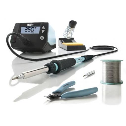 Pájecí stanice, číslo modelu: WE 1010 Kit éducation 1výstupová LCD 230 V, Typ F, Typ G Weller 450 °C Pájení 85 W
