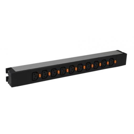 Legrand Koncová zásuvka a rozvod napájení, řada: LCS³ 10cestná, 230 V 16A IEC C13