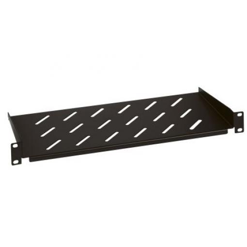 Legrand Pevná police, řada: Linkeo 2 U Černá Odvětrávaný 15kg 435 mm 200 mm