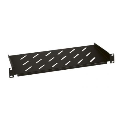Legrand Pevná police, řada: Linkeo 2 U Černá Odvětrávaný 15kg 435 mm 360 mm