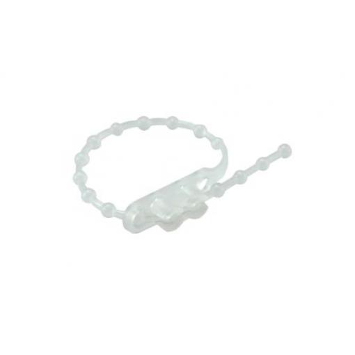Stahovací páska Dvouhlavý uzel 150 mm 3.6 mm Přírodní Polyetylen RS PRO
