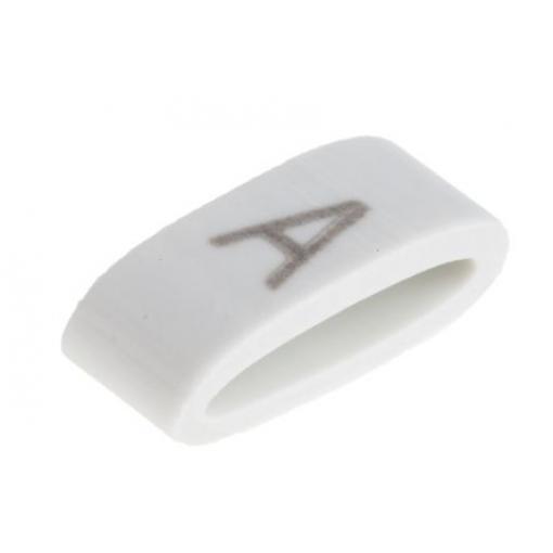 Označovač kabelu, řada: HODS85 Nasouvací barva Černá 4.5 mm x HellermannTyton Bílá A 6.3 mm 531-07861 HOBS85-PVC-WH