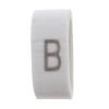 Označovač kabelu, řada: HODS85 Nasouvací barva Černá 4.5 mm x HellermannTyton Bílá B 6.3 mm 531-07862 HOBS85-PVC-WH