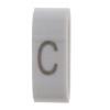 Označovač kabelu, řada: HODS85 Nasouvací barva Černá 4.5 mm x HellermannTyton Bílá C 6.3 mm 531-07863 HOBS85-PVC-WH