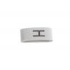 Označovač kabelu, řada: HODS85 Nasouvací barva Černá 4.5 mm x HellermannTyton Bílá H 6.3 mm 531-07868 HOBS85-PVC-WH