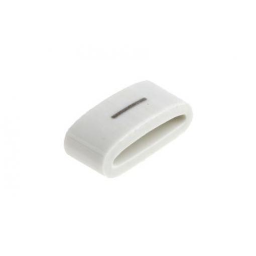 Označovač kabelu, řada: HODS85 Nasouvací barva Černá 4.5 mm x HellermannTyton Bílá I 6.3 mm 531-07869 HOBS85-PVC-WH