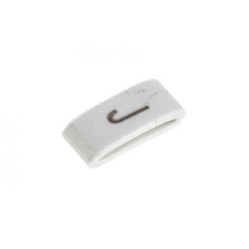 Označovač kabelu, řada: HODS85 Nasouvací barva Černá 4.5 mm x HellermannTyton Bílá J 6.3 mm 531-07870 HOBS85-PVC-WH