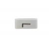 Označovač kabelu, řada: HODS85 Nasouvací barva Černá 4.5 mm x HellermannTyton Bílá L 6.3 mm 531-07872 HOBS85-PVC-WH
