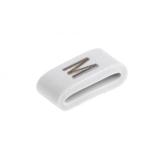Označovač kabelu, řada: HODS85 Nasouvací barva Černá 4.5 mm x HellermannTyton Bílá M 6.3 mm 531-07873 HOBS85-PVC-WH