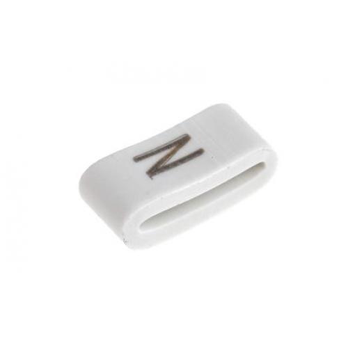 Označovač kabelu, řada: HODS85 Nasouvací barva Černá 4.5 mm x HellermannTyton Bílá N 6.3 mm 531-07874 HOBS85-PVC-WH