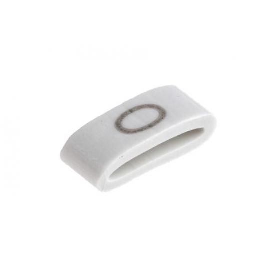 Označovač kabelu, řada: HODS85 Nasouvací barva Černá 4.5 mm x HellermannTyton Bílá O 6.3 mm 531-07875 HOBS85-PVC-WH
