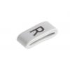 Označovač kabelu, řada: HODS85 Nasouvací barva Černá 4.5 mm x HellermannTyton Bílá R 6.3 mm 531-07878 HOBS85-PVC-WH
