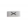 Označovač kabelu, řada: HODS85 Nasouvací barva Černá 4.5 mm x HellermannTyton Bílá X 6.3 mm 531-07884 HOBS85-PVC-WH