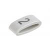 Označovač kabelu, řada: HODS85 Nasouvací barva Černá 4.5 mm x HellermannTyton Bílá 2 6.3 mm 531-07853 HOBS85-PVC-WH