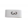 Označovač kabelu, řada: HODS85 Nasouvací barva Černá 4.5 mm x HellermannTyton Bílá 3 6.3 mm 531-07854 HOBS85-PVC-WH