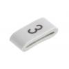 Označovač kabelu, řada: HODS85 Nasouvací barva Černá 4.5 mm x HellermannTyton Bílá 3 6.3 mm 531-07854 HOBS85-PVC-WH