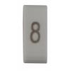 Označovač kabelu, řada: HODS85 Nasouvací barva Černá 4.5 mm x HellermannTyton Bílá 8 6.3 mm 531-07859 HOBS85-PVC-WH