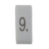 Označovač kabelu, řada: HODS85 Nasouvací barva Černá 4.5 mm x HellermannTyton Bílá 9 6.3 mm 531-07860 HOBS85-PVC-WH