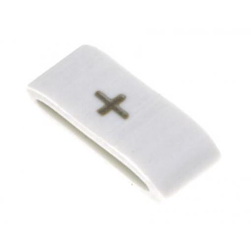 Označovač kabelu, řada: HODS85 Nasouvací barva Černá 4.5 mm x HellermannTyton Bílá + 6.3 mm 531-08051 MHO85X5WE-100