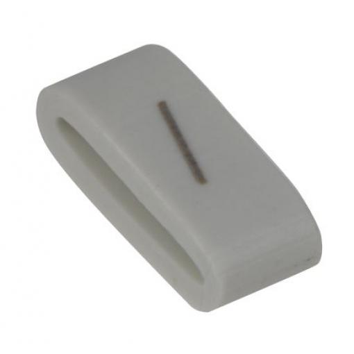 Označovač kabelu, řada: HODS85 Nasouvací barva Černá 4.5 mm x HellermannTyton Bílá / 6.3 mm 531-08011 HOBS85-PVC-WH