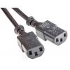 Napájecí šňůra 2.5 m, Černá, A: IEC C13, B: BS1363 Polyvinylchlorid, 250 V RS PRO