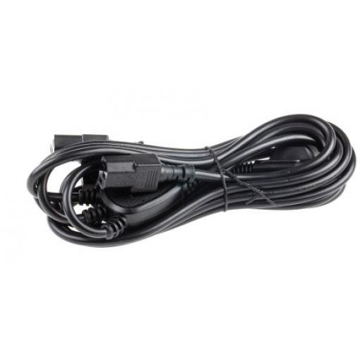 Napájecí šňůra 3 m, Černá, A: IEC C13, B: Schuko Polyvinylchlorid, 250 V RS PRO