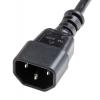 Napájecí šňůra 3 m, Černá, A: IEC C13, B: Přímý Polyvinylchlorid, 250 V RS PRO