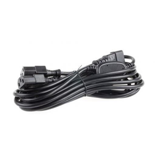 Napájecí šňůra 3 m, Černá, A: IEC C13, B: Přímý Polyvinylchlorid, 250 V RS PRO
