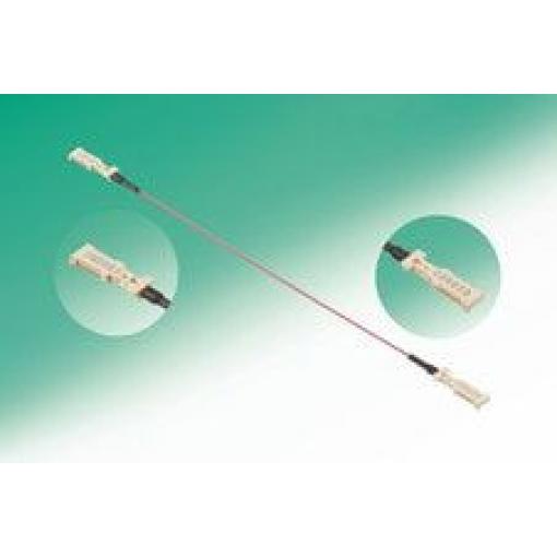 Hirose Optický kabel 0.5 mm 90 mm, Bílá