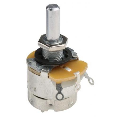 Potenciometr, průměr hřídele: 6,35 mm, řada: 026 10kΩ ±20% 5W Lineární, Montáž do panelu CTS