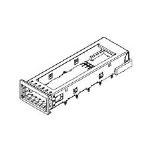 Klec, řada: 74736, orientace těla: Horizontální, počet portů: 1 x 1, Samec, Klec XFP, Press-Fit, délka: 64.03mm, šířka: