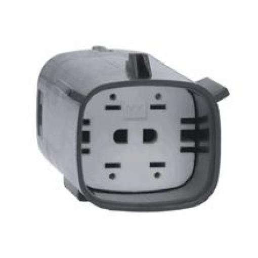 Molex Ochranný kryt konektoru, řada: MX150L Vnitřní, rozteč: 5.84 mm, počet kontaktů: 4, počet řad: 2, orientace těla: