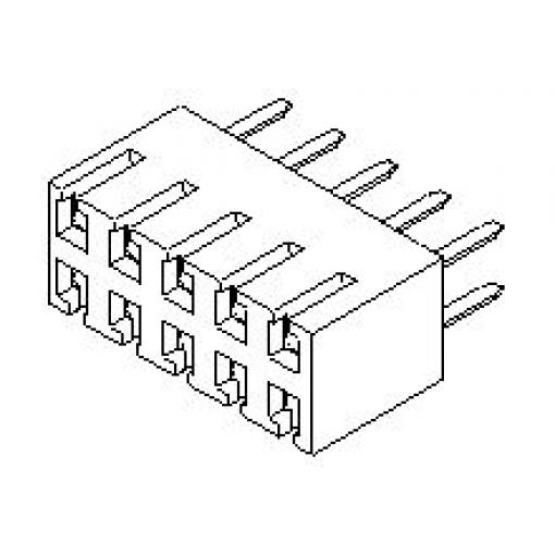 Patice PCB, řada: 42385, orientace těla: Rovný, rozteč: 2.54 mm Vodič-deska, Výkon, Deska-deska, počet kontaktů: 40,