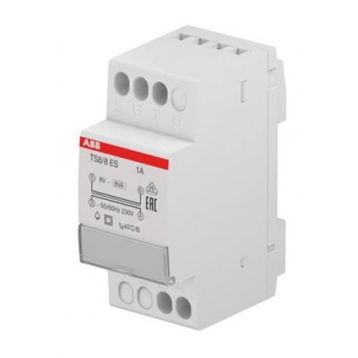 ABB Zvonkový transformátor 8 VA, primární napětí: 230 V, sekundární napětí: 8 V ac, Lišta DIN