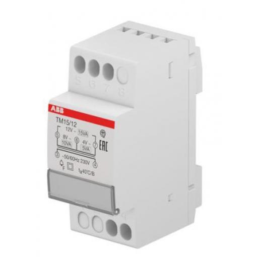 ABB Zvonkový transformátor 16 VA, sekundární napětí: 12 to 24 V ac, Lišta DIN