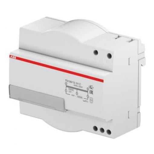 ABB Zvonkový transformátor 100 VA, sekundární napětí: 12 to 24 V ac, Lišta DIN