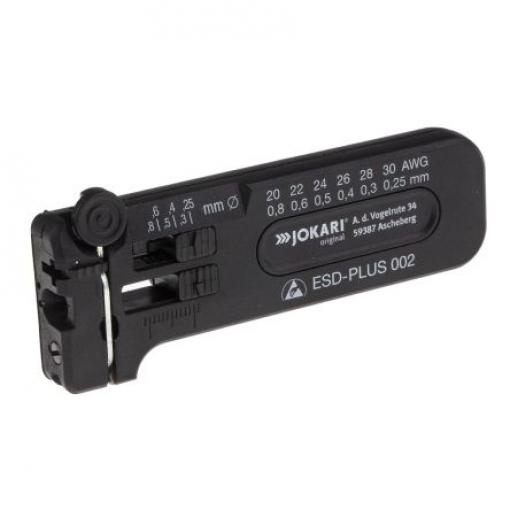 Stahovač kabelů, řada: ESD-PLUS 40028, typ kabelu: Ethernet 0.25 to 0.8 mm celková délka 0.8 mm Jokari